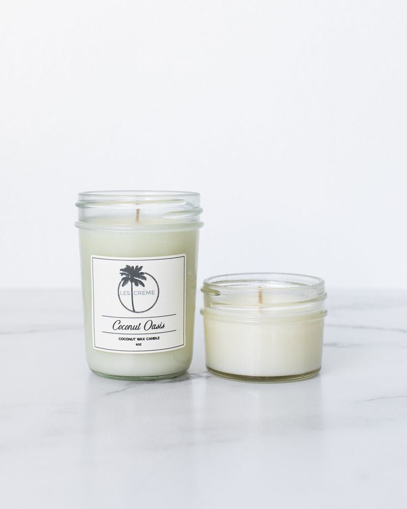 Coconut Oasis Scent Coconut Wax Candle